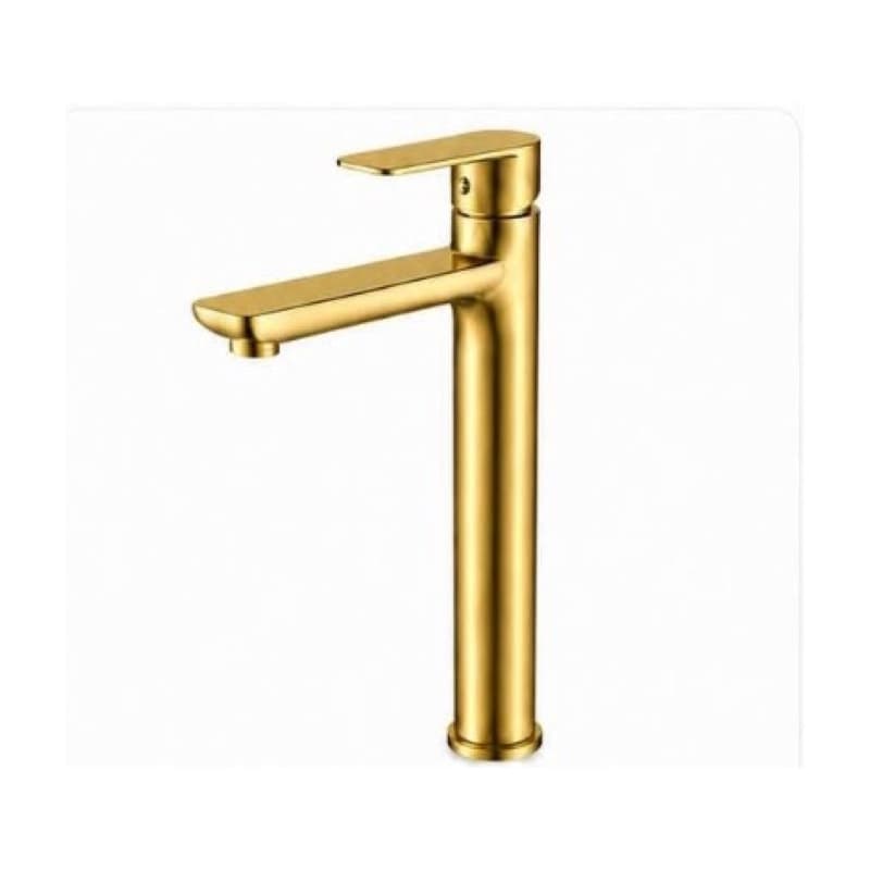 81H09T-SB brushed gold tall basin mixer